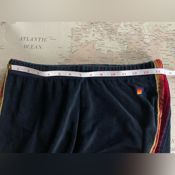 Aviator Nation Classic Velvet Sweats Women’s Size Large Dark Blue - Picture 7 of 11